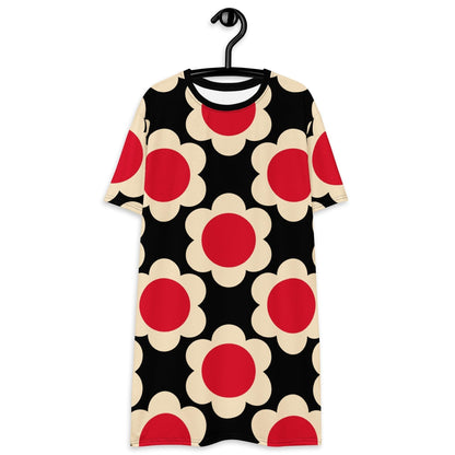 ELLIE red black - T-Shirt Dress - SHALMIAK
