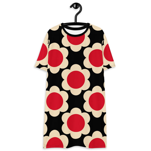 ELLIE red black - T-Shirt Dress - SHALMIAK