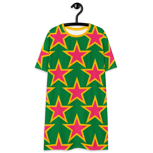 ELLIE STAR green - T-Shirt Dress - SHALMIAK