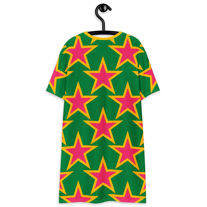 ELLIE STAR green - T-Shirt Dress - SHALMIAK