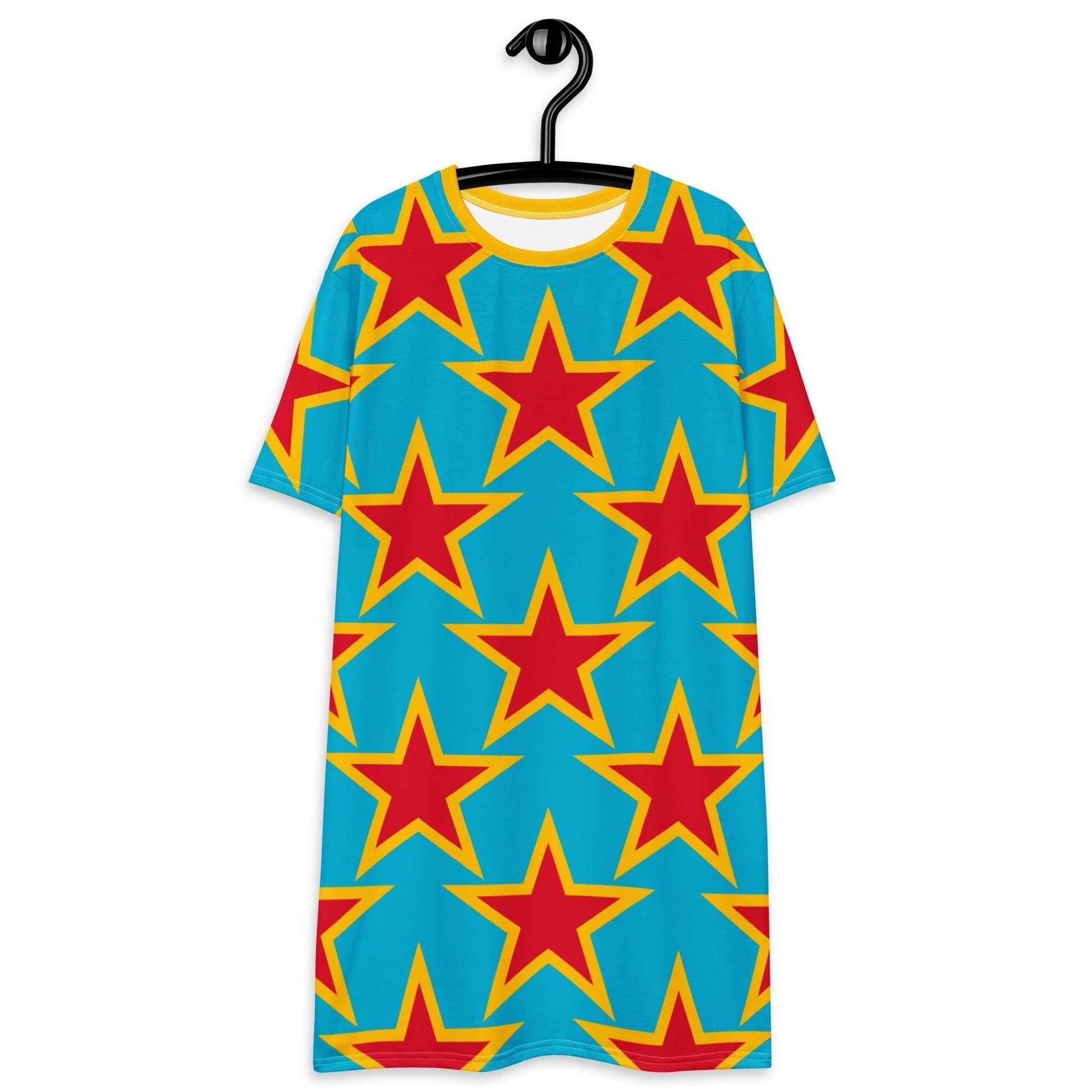 ELLIE STAR turquoise - T-Shirt Dress - SHALMIAK