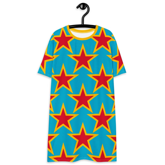 ELLIE STAR turquoise - T-Shirt Dress - SHALMIAK