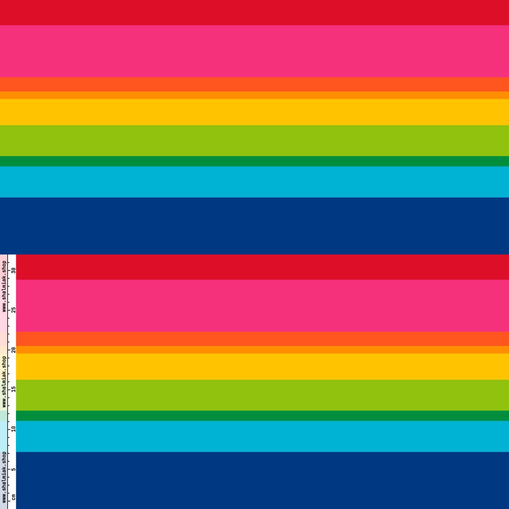 ELLIE rainbow stripe XL
