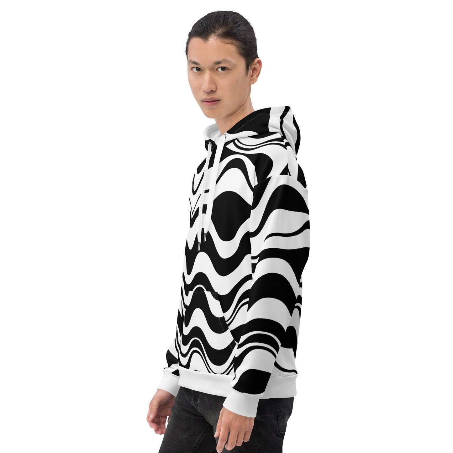 ENERGY WAVES black - Hoodie - SHALMIAK