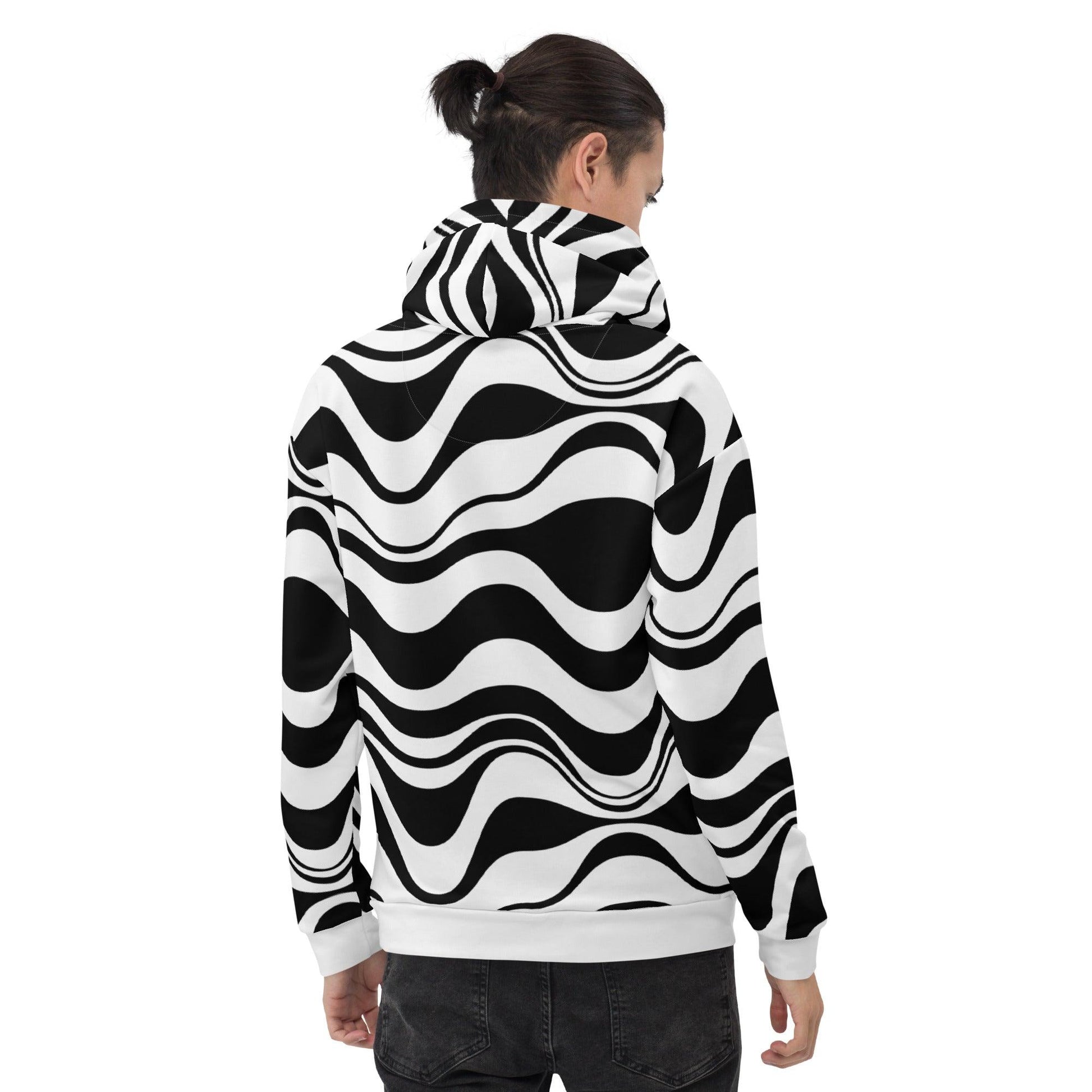 ENERGY WAVES black - Hoodie - SHALMIAK