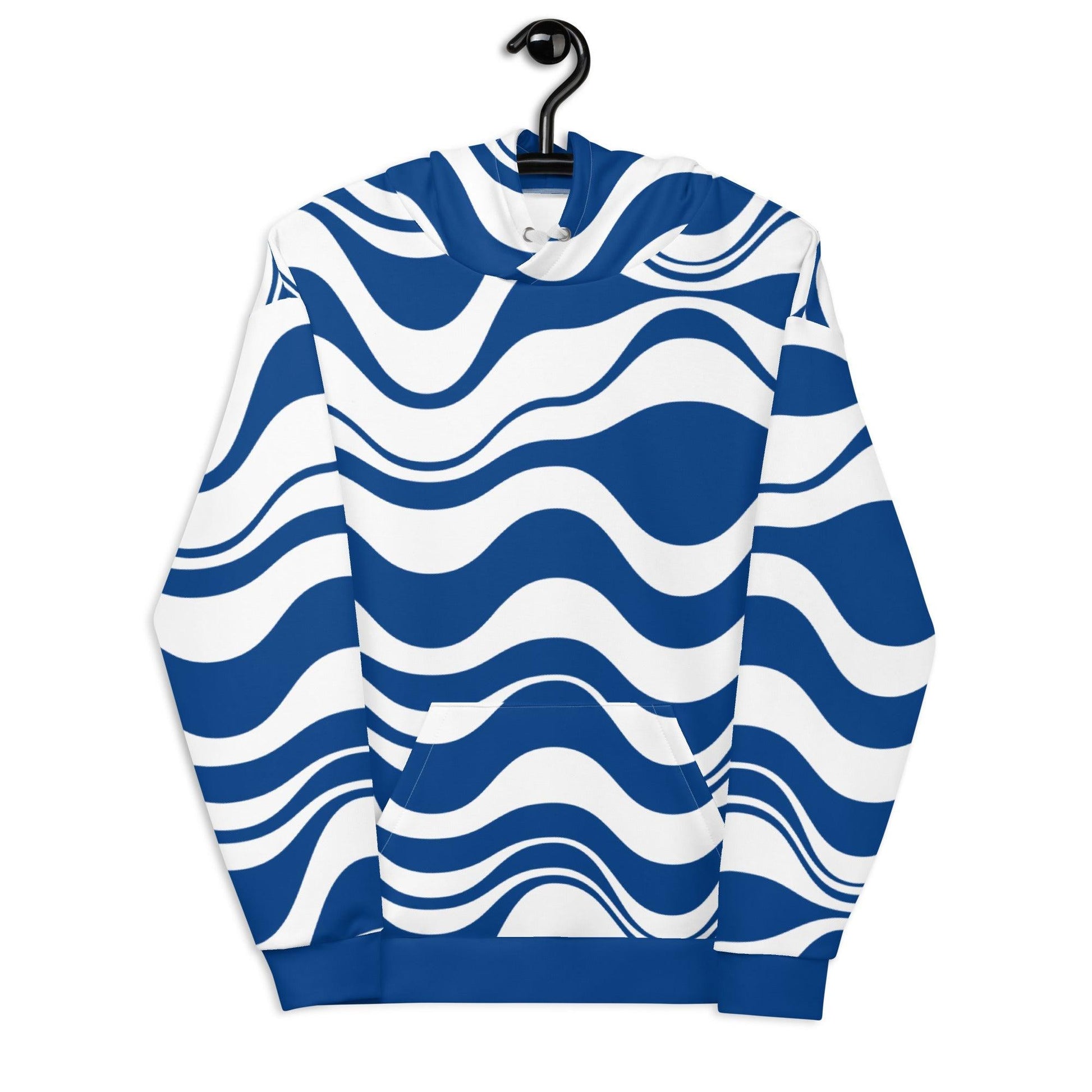 ENERGY WAVES blue - Hoodie - SHALMIAK