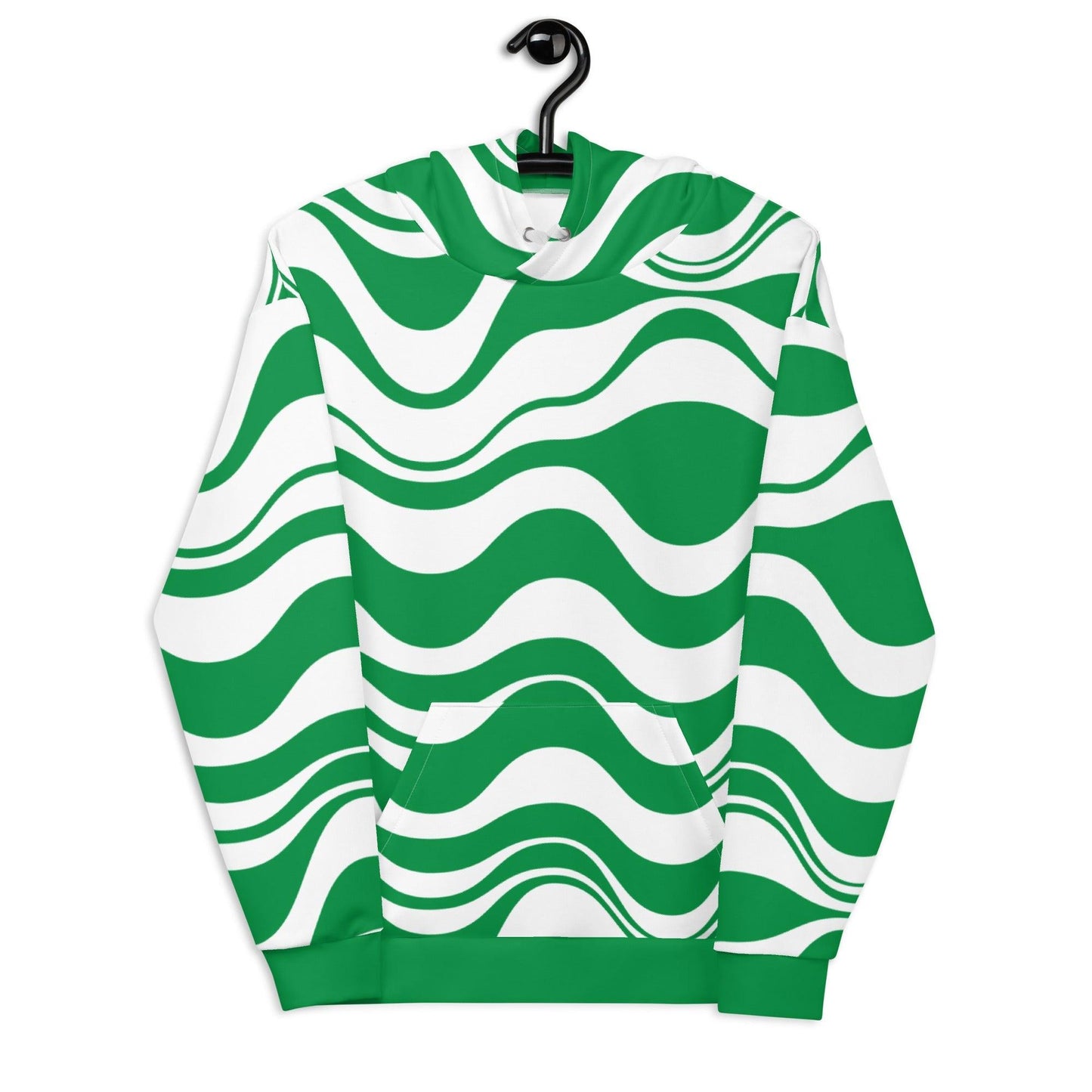 ENERGY WAVES green - Hoodie - SHALMIAK
