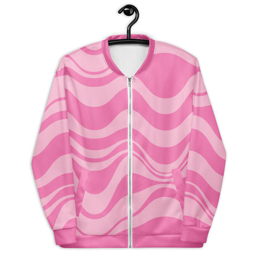 ENERGY WAVES pink - Bomber Jacket - SHALMIAK