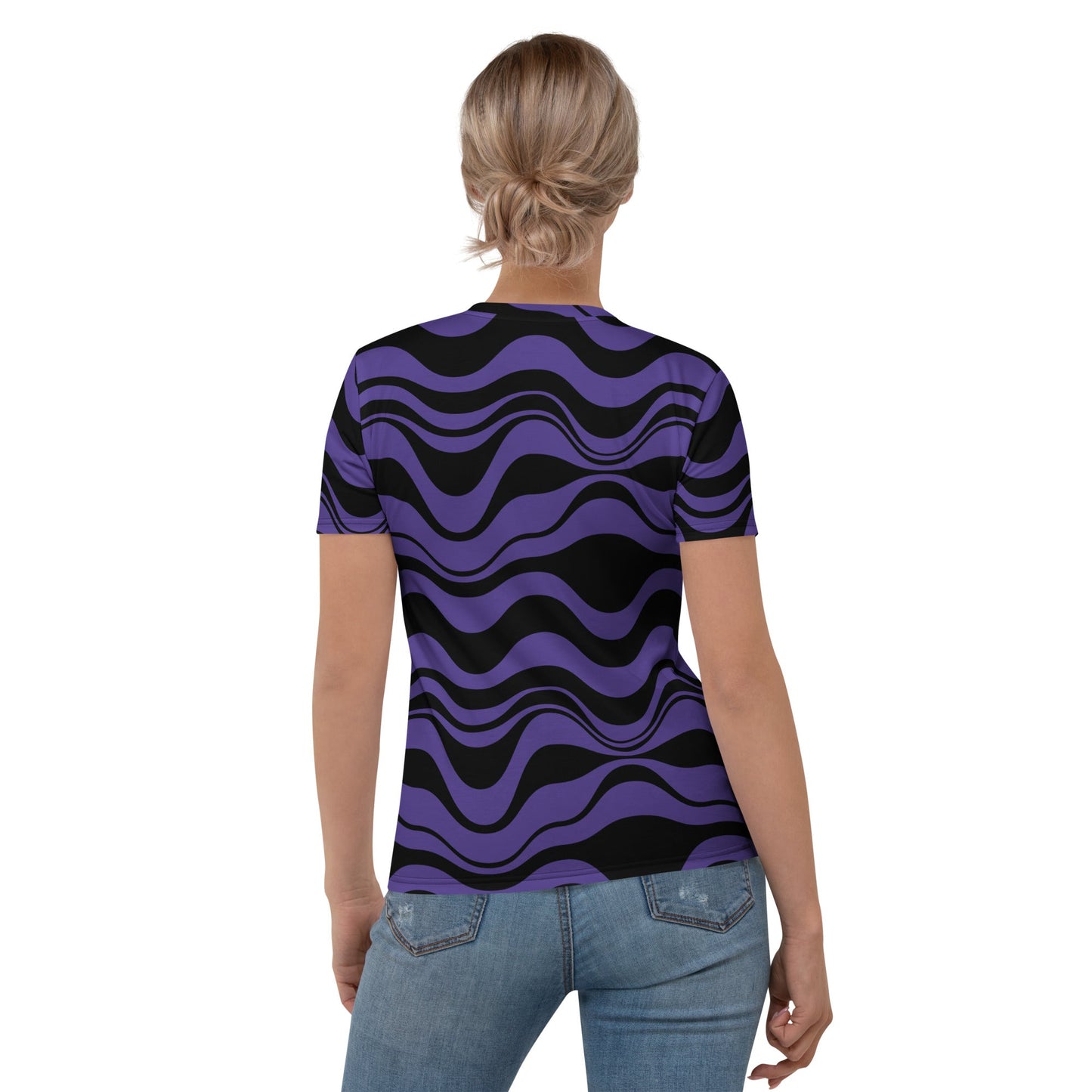 ENERGY WAVES purple black - Woman's T-Shirt - SHALMIAK