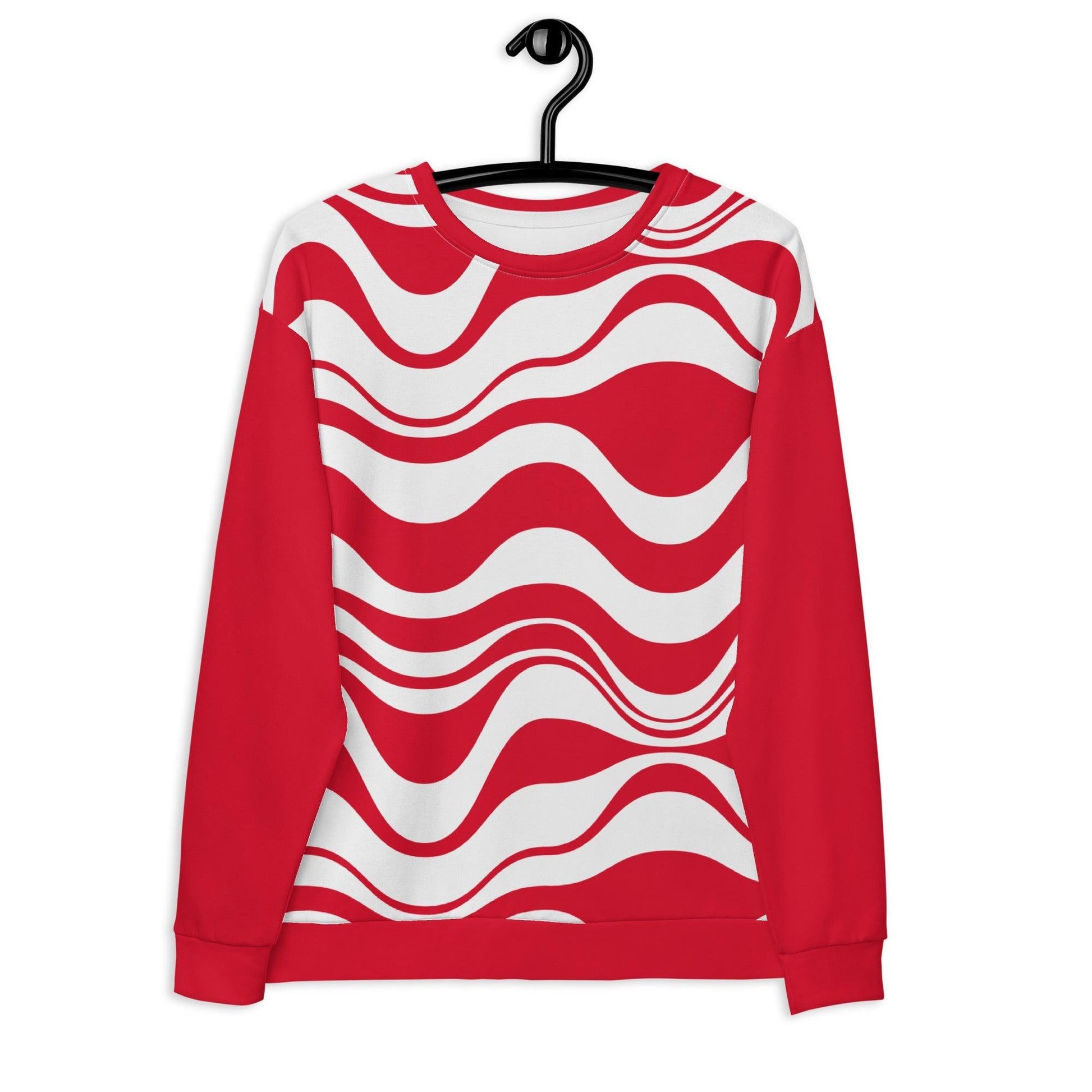 ENERGY WAVES red - Sweatshirt - SHALMIAK
