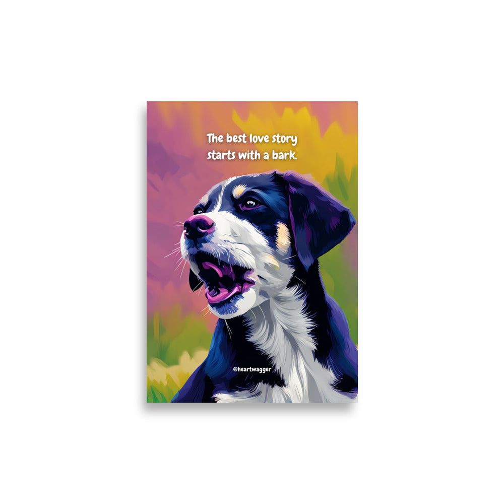 Poster - The best love story starts with a bark