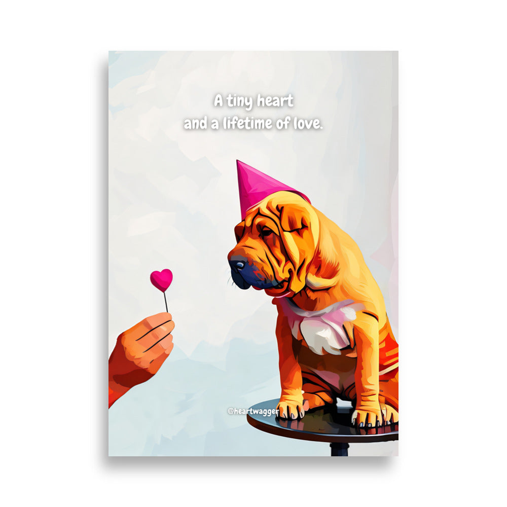 Poster - A tiny heart and a lifetime of love