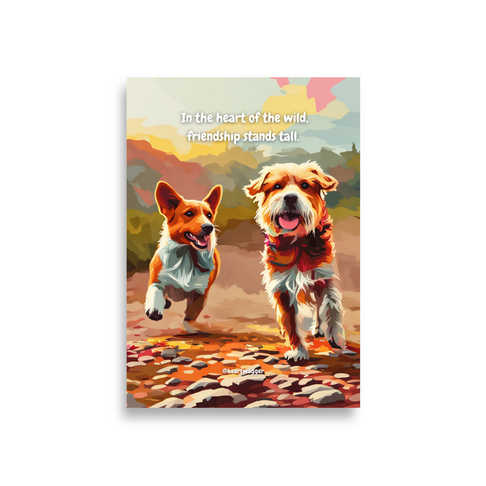 Poster - In the heart of the wild, friendship stands tall