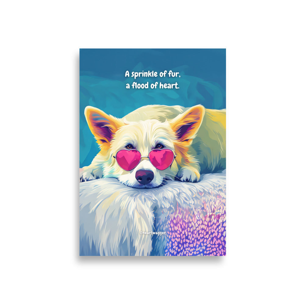 Poster - A sprinkle of fur, a flood of heart