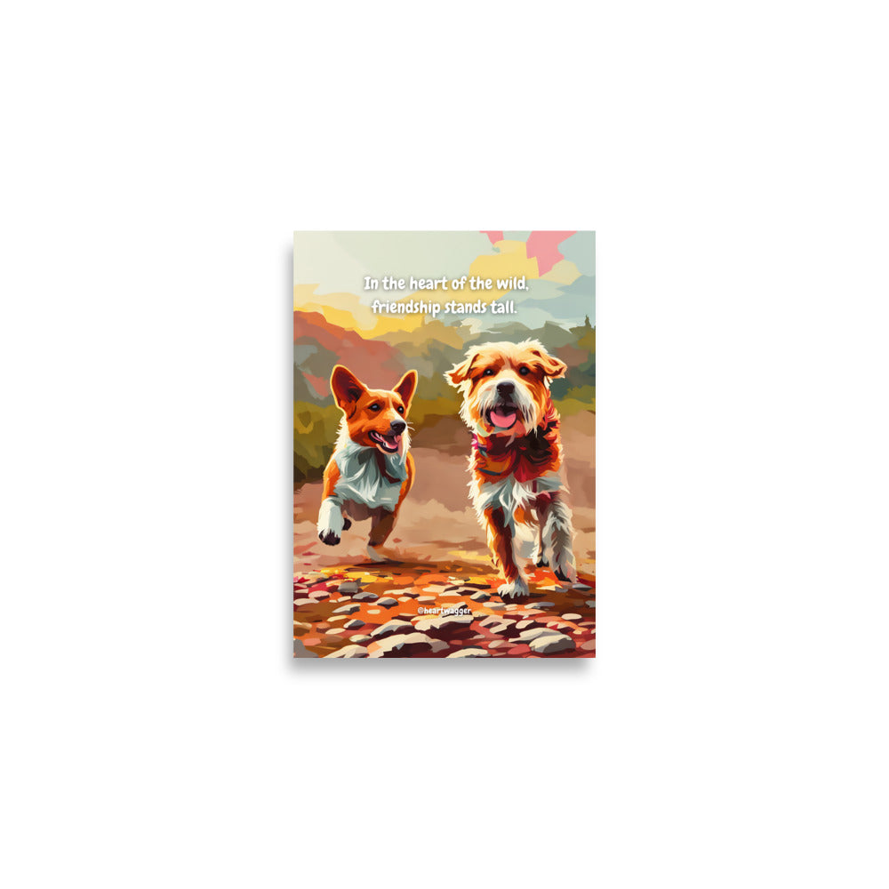 Poster - In the heart of the wild, friendship stands tall