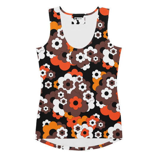 ERICA orange brown - Tank Top - SHALMIAK