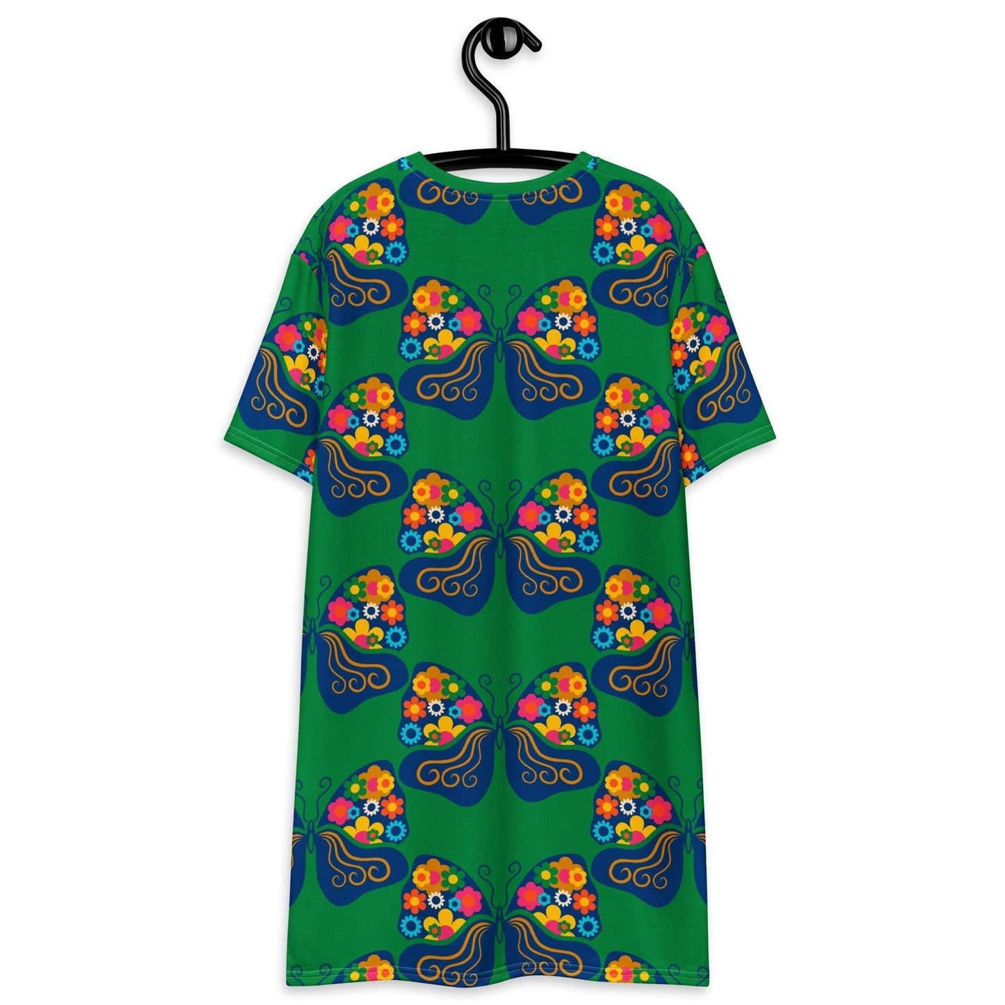 FAB FLOVERYFLY green - T-Shirt Dress - SHALMIAK