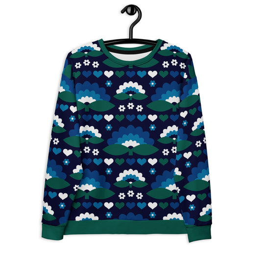 FALL IN LOVE magic blue - Sweatshirt - SHALMIAK