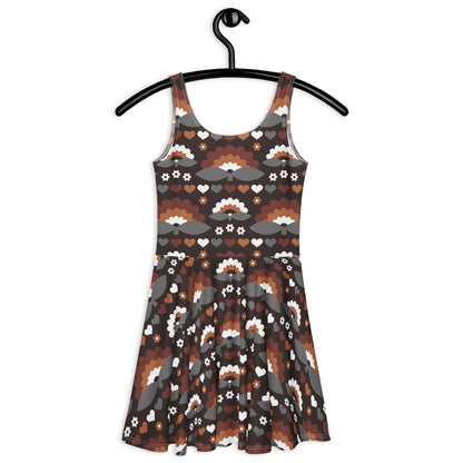 Skater Dress - FALL IN LOVE mocca