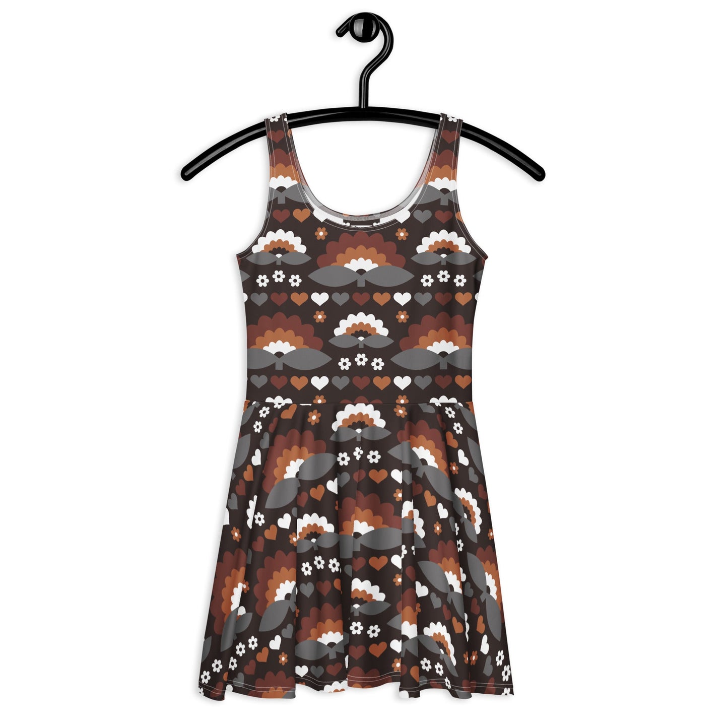 Skater Dress - FALL IN LOVE mocca
