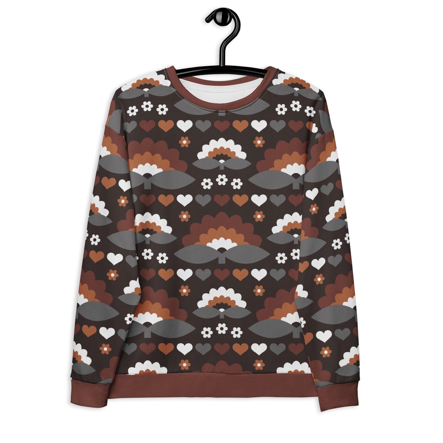 FALL IN LOVE mocca - Sweatshirt - SHALMIAK