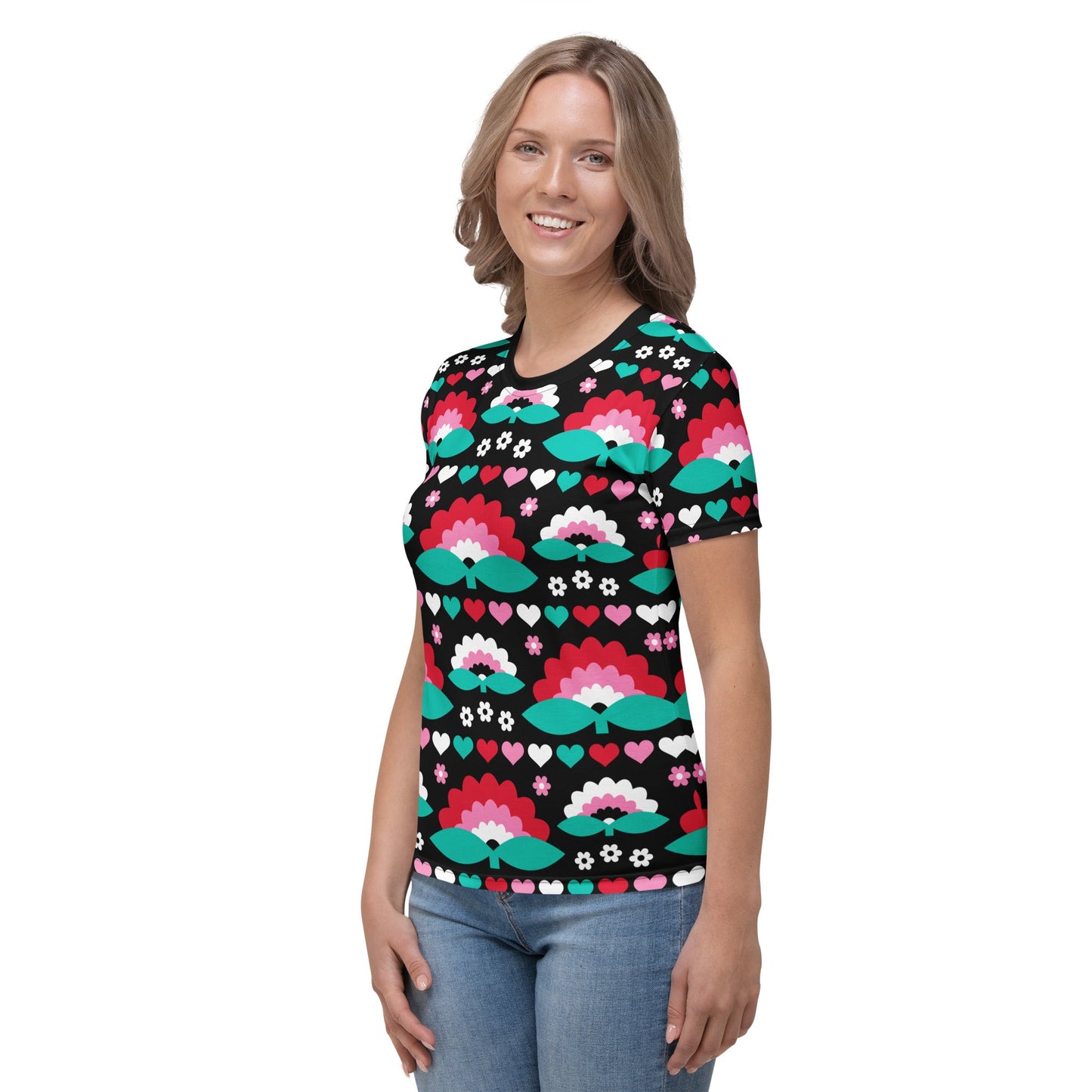 FALL IN LOVE red - Woman's T-Shirt - SHALMIAK