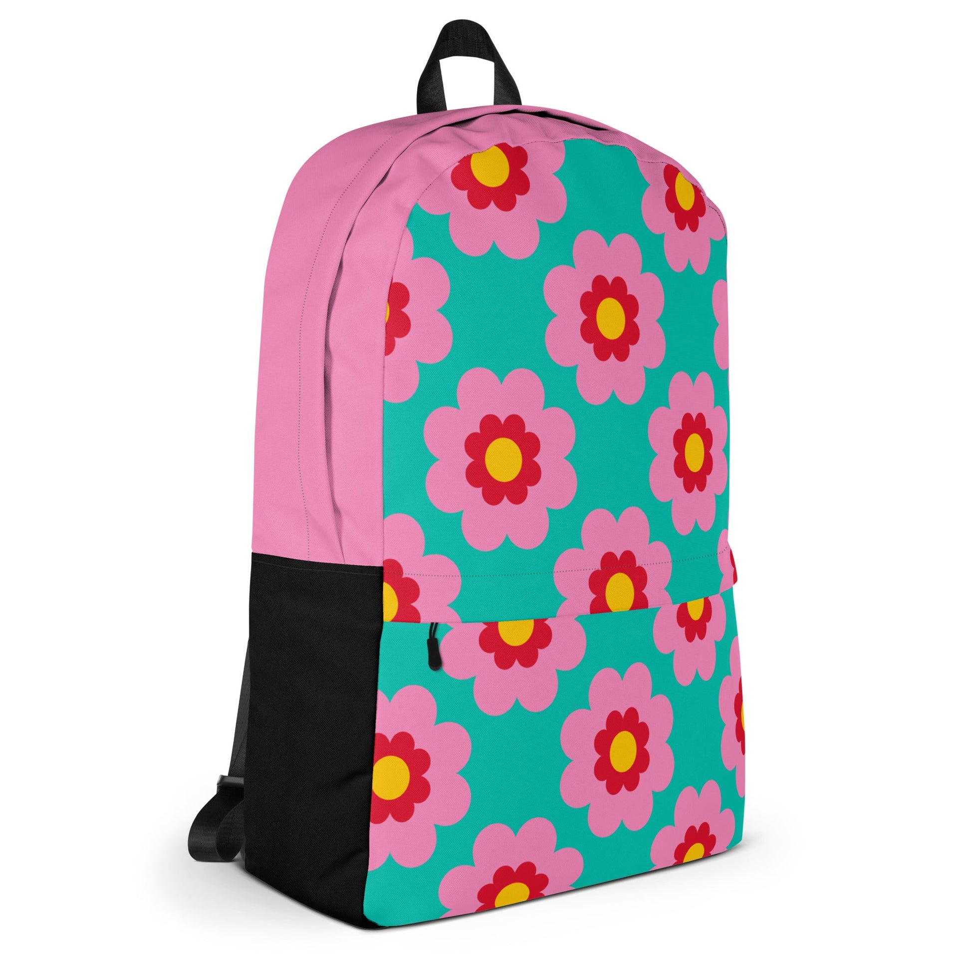 FANCY BLOOM pink mint - Backpack - SHALMIAK