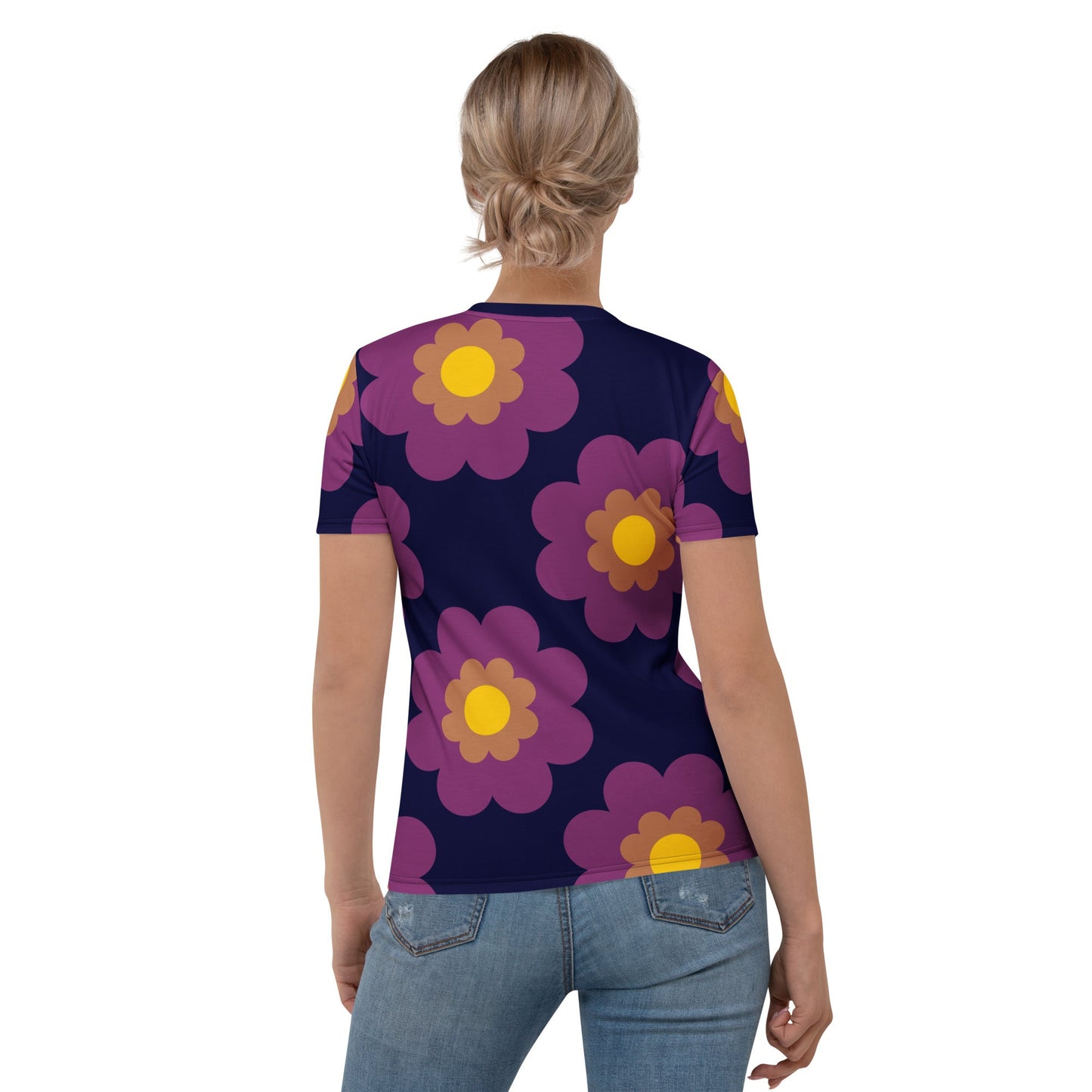 FANCY BLOOM plum - Woman's T-Shirt - SHALMIAK