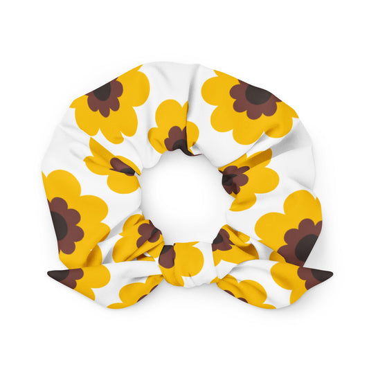 FANCY BLOOM yellow - Scrunchie - SHALMIAK