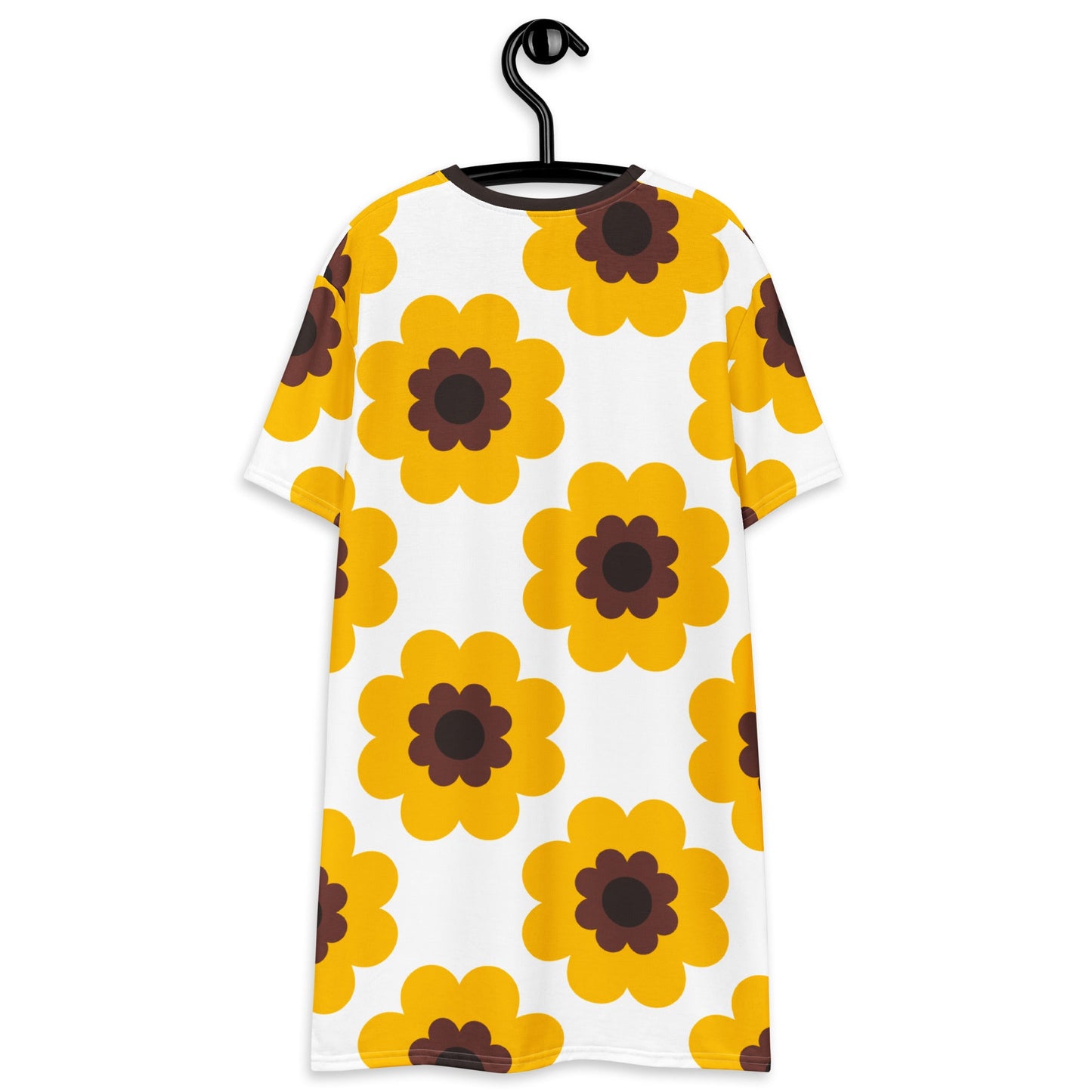 FANCY BLOOM yellow - T-Shirt Dress - SHALMIAK