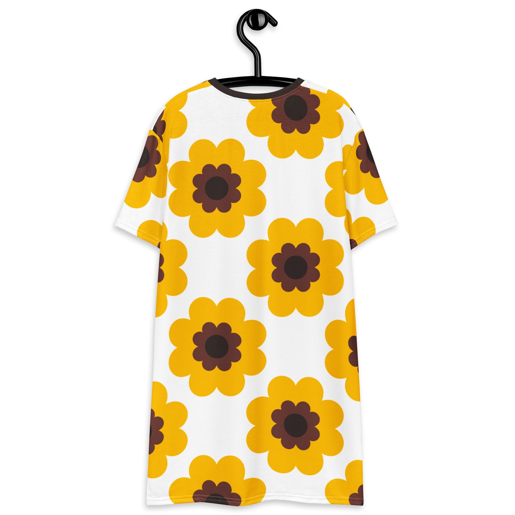 FANCY BLOOM yellow - T-Shirt Dress - SHALMIAK