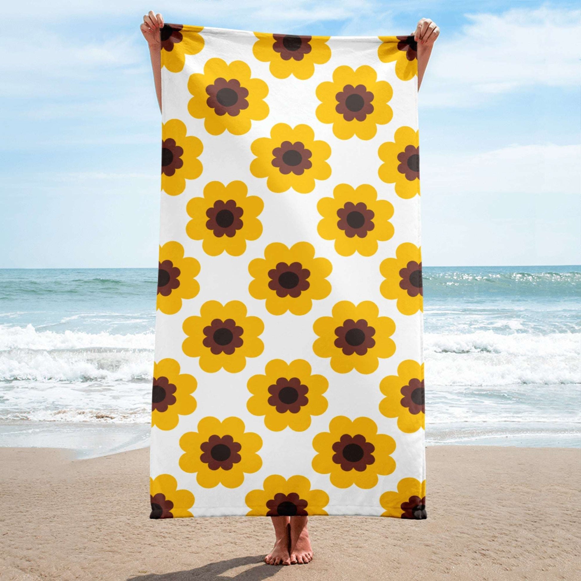 Towel - FANCY BLOOM yellow