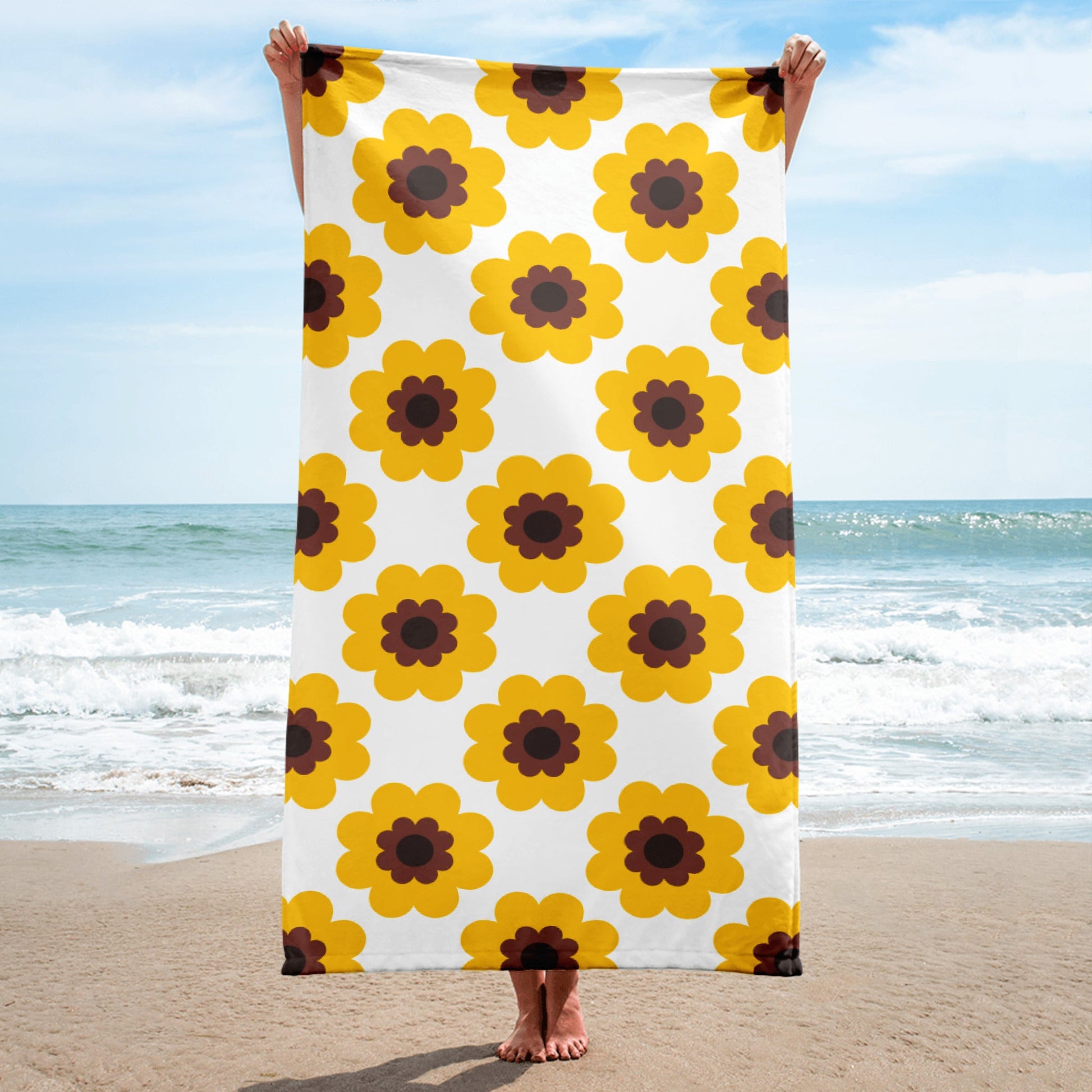 FANCY BLOOM yellow - Towel - SHALMIAK