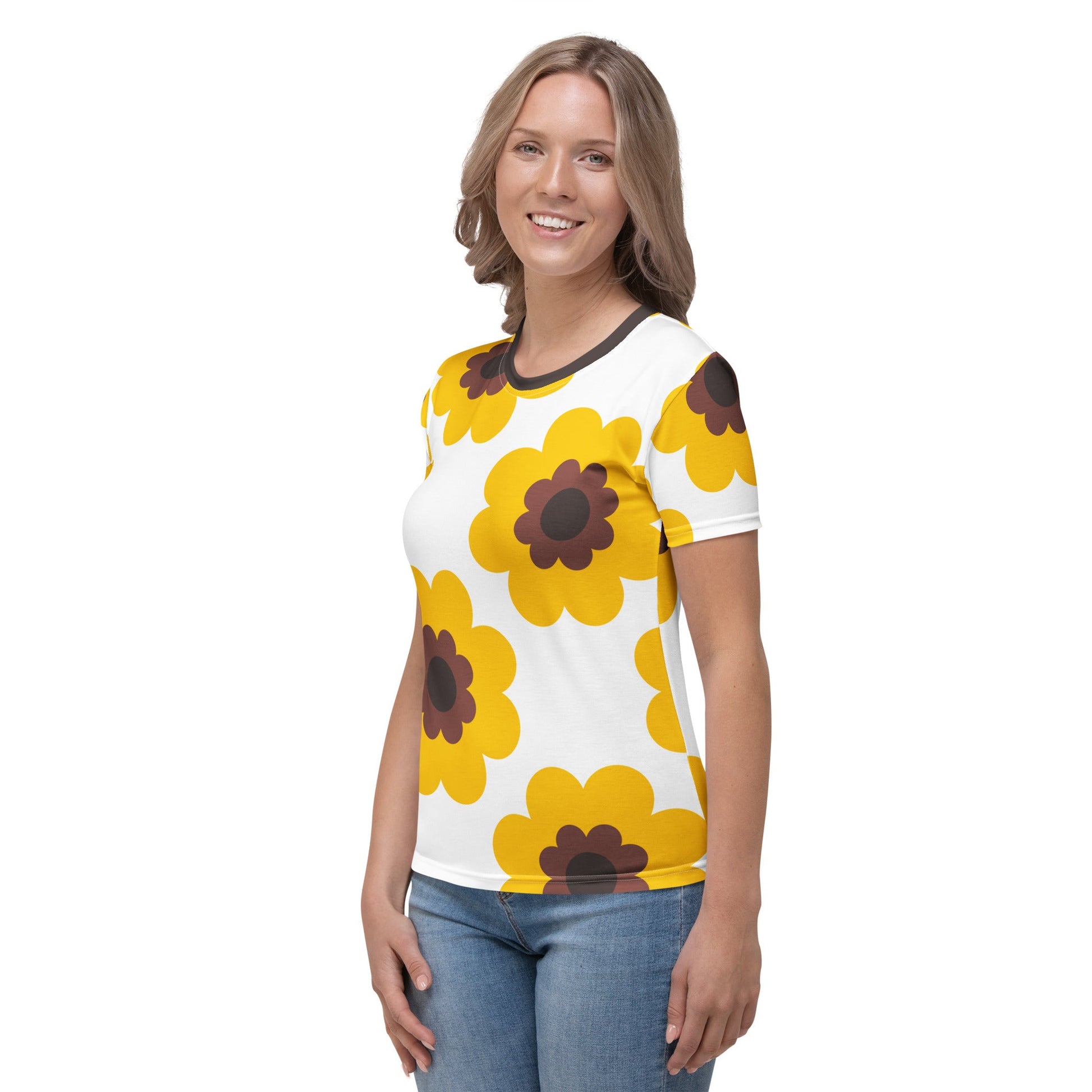 FANCY BLOOM yellow - Woman's T-Shirt - SHALMIAK