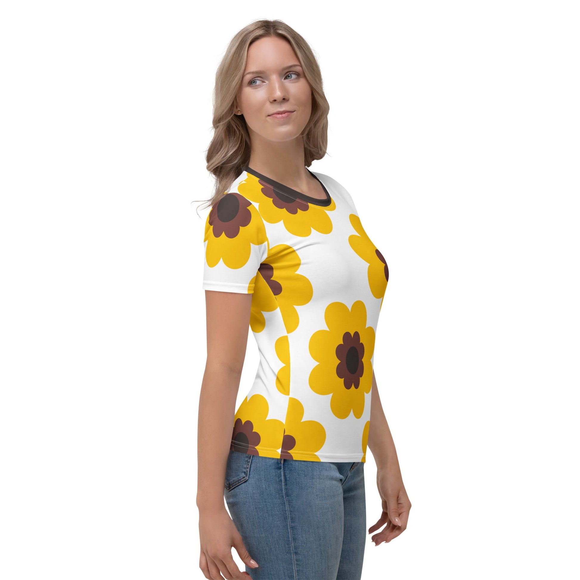 FANCY BLOOM yellow - Woman's T-Shirt - SHALMIAK