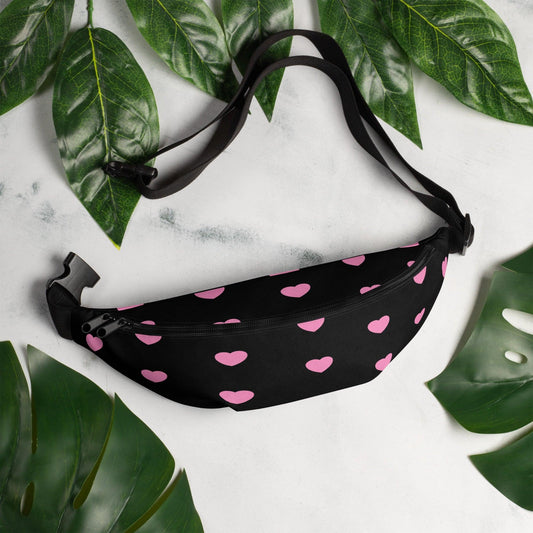 Fanny Pack - HERTTAHOUND HEARTS pink - SHALMIAK