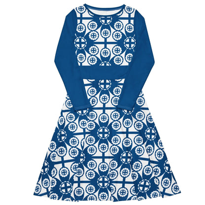 FINTASTIC - Midi Dress With Pockets - SHALMIAK