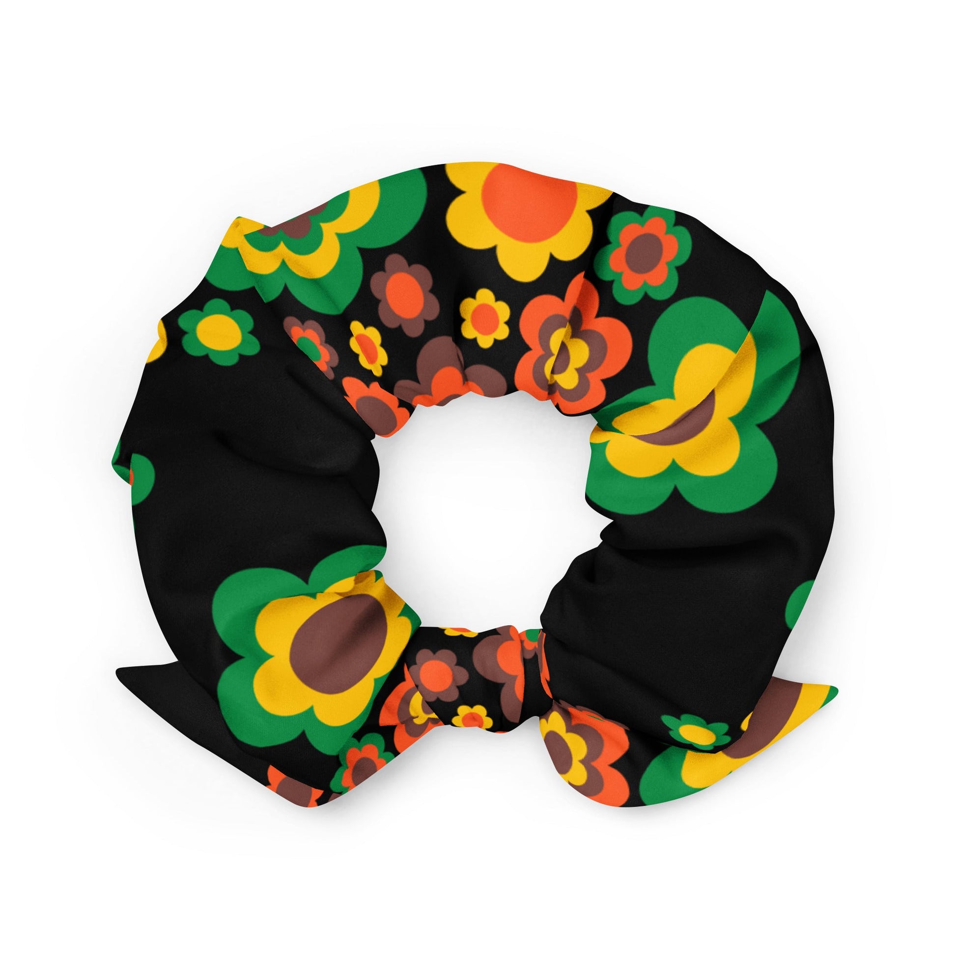 Scrunchie - FLORA FOREVER retro