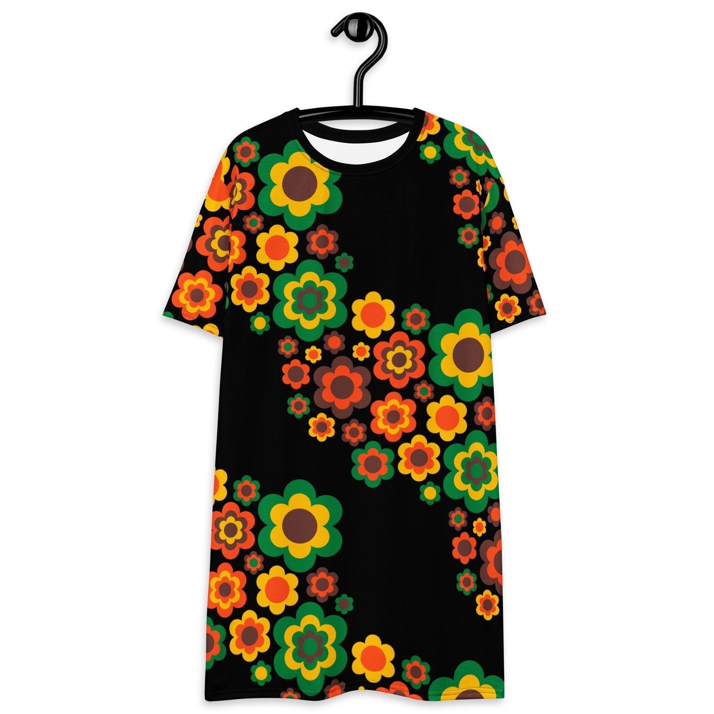 FLORA FOREVER retro - T-Shirt Dress - SHALMIAK
