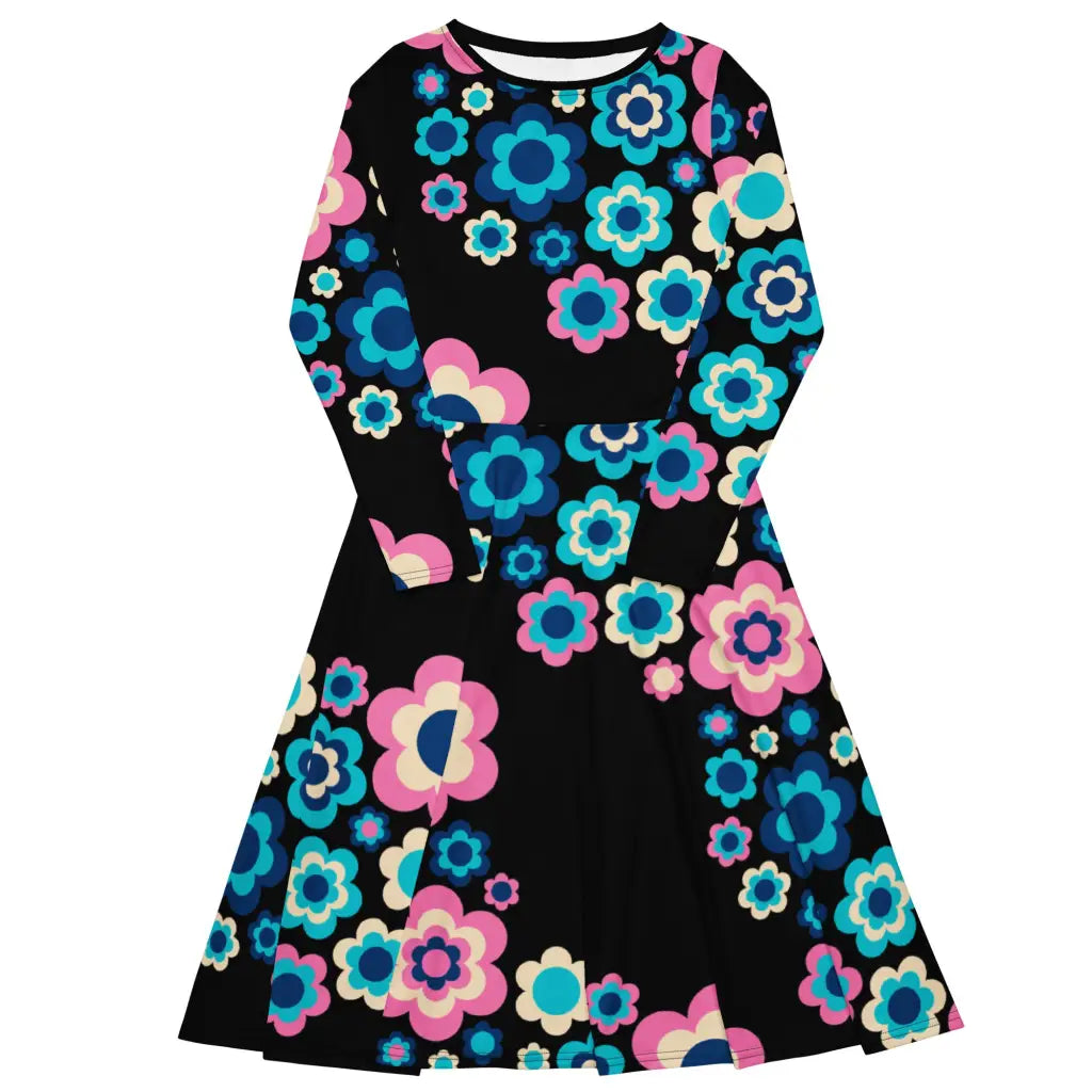 FLORA FOREVER sweet - Midi dress with long sleeves and handy pockets
