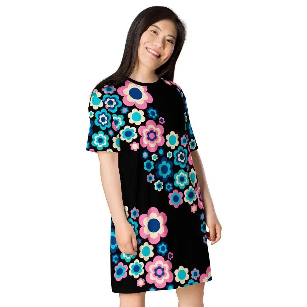 FLORA FOREVER sweet - T-Shirt Dress - SHALMIAK