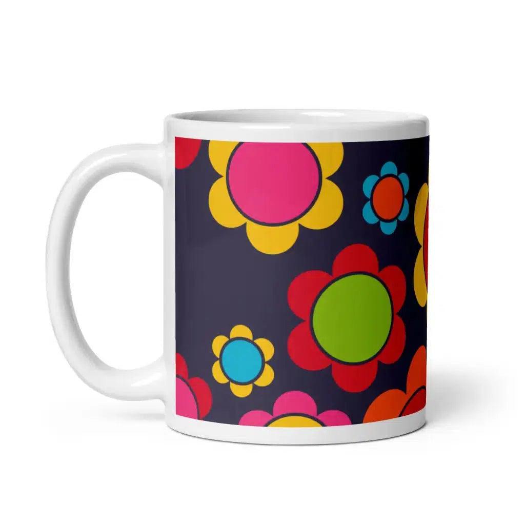 FLORA PEACE darkblue - Mug - SHALMIAK