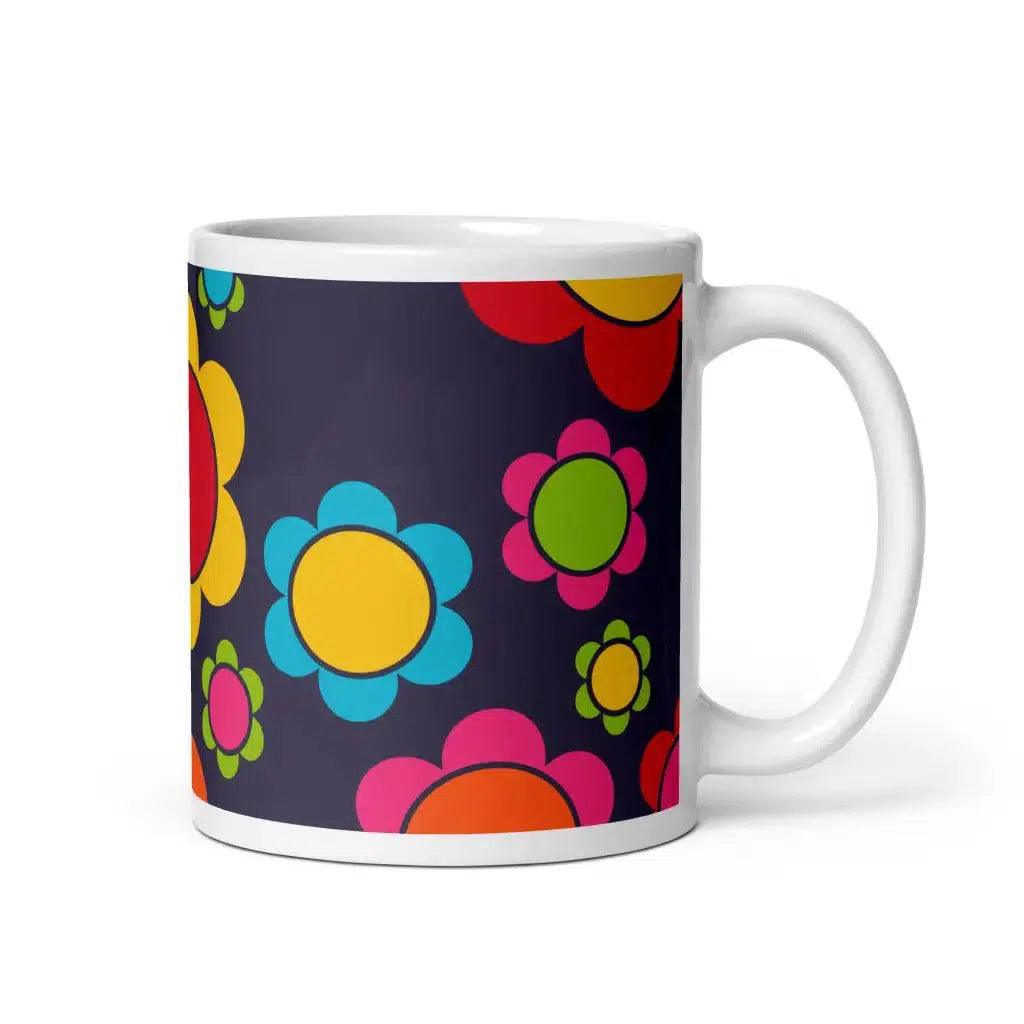 FLORA PEACE darkblue - Mug - SHALMIAK