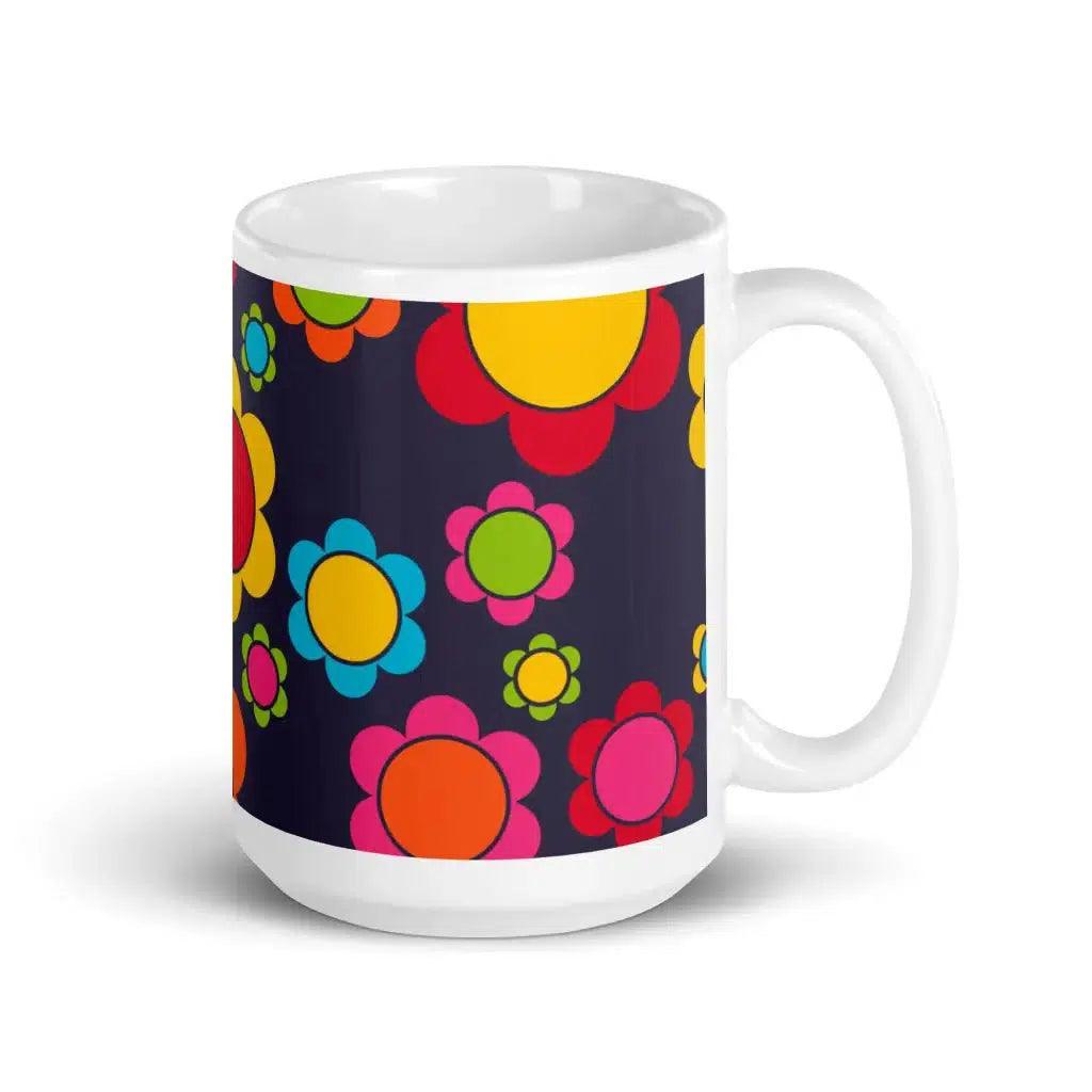 FLORA PEACE darkblue - Mug - SHALMIAK
