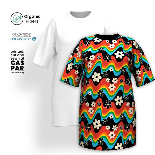 FLORA RAVE - T-shirt dress (organic cotton)