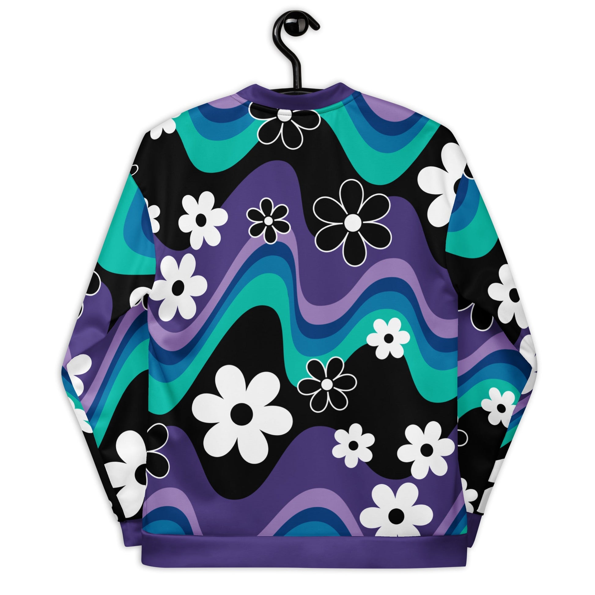 FLORA RAVE purple - Bomber Jacket - SHALMIAK