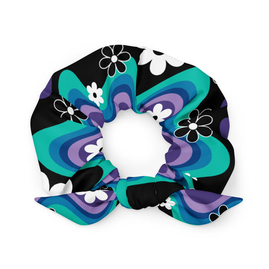 FLORA RAVE purple - Scrunchie - SHALMIAK