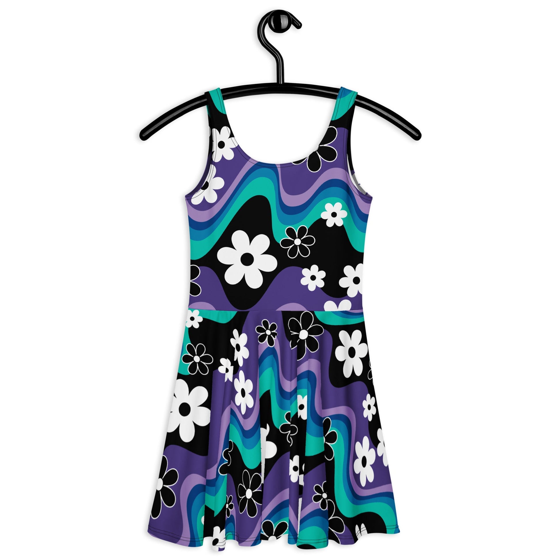 FLORA RAVE purple - Skater Dress - SHALMIAK