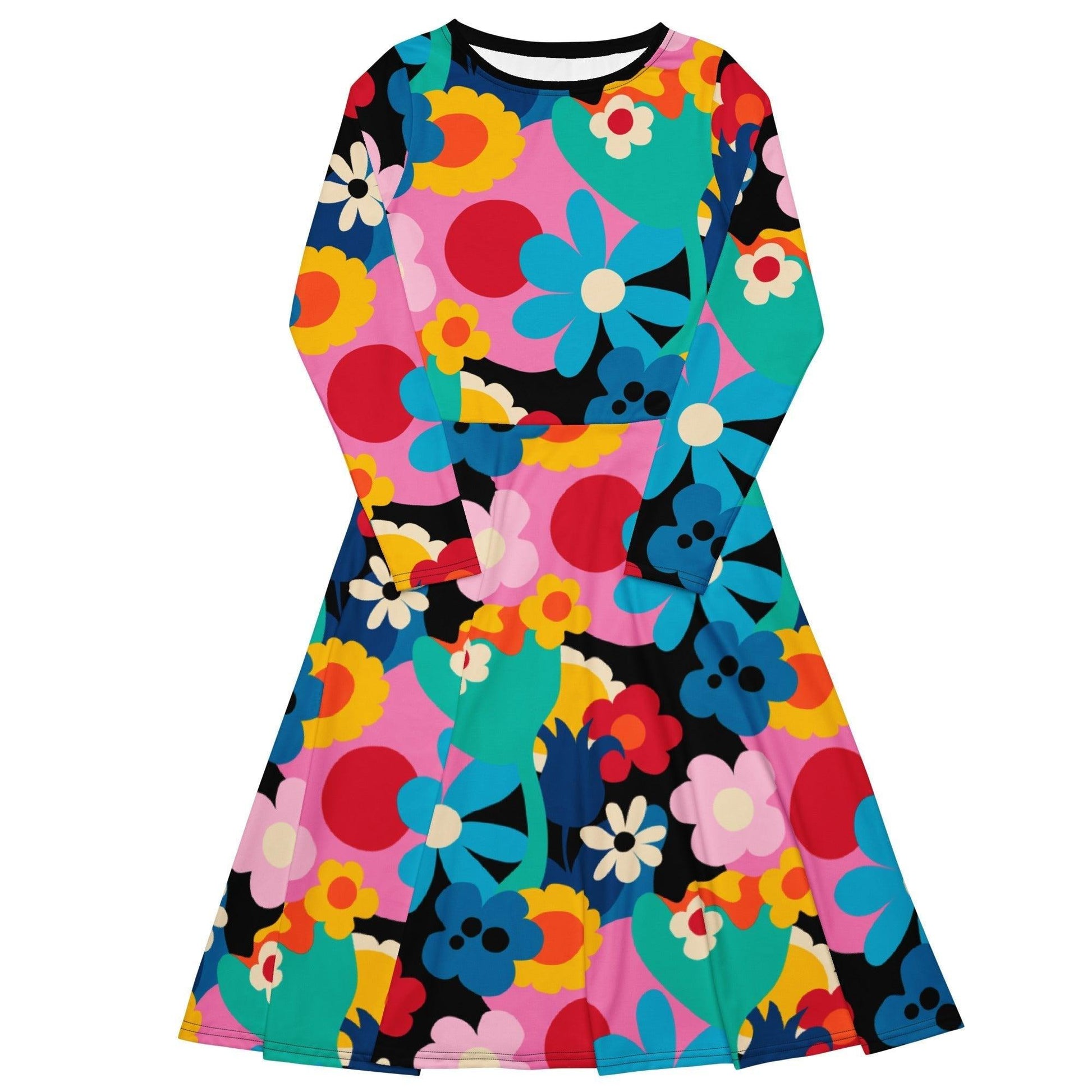 FLORALEI - Midi Dress With Pockets - SHALMIAK