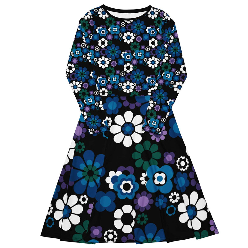 Midi Dress - FLOW-POW blue